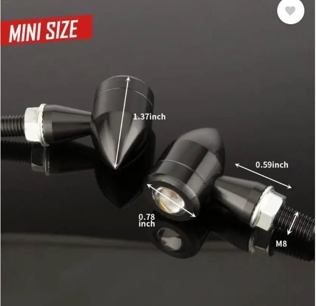 Side LED Indicator Light for All Bike  (Pack of 1 Pair)